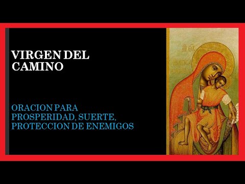 Oración a la virgen del camino león