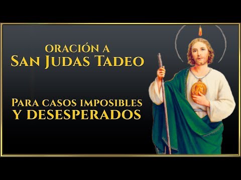 Oración de san judas tadeo para imprimir
