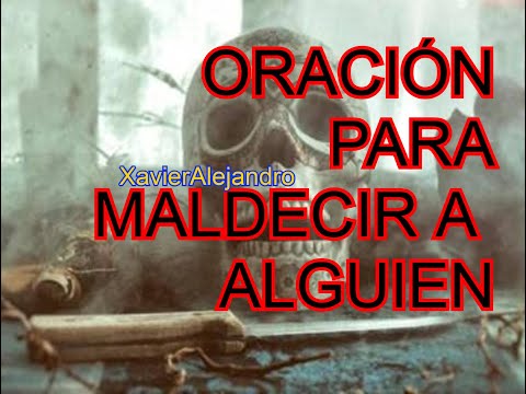Oración para que alguien se muera