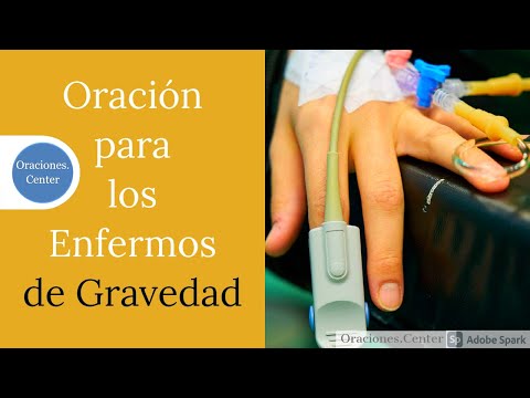 Oración por una persona enferma de gravedad