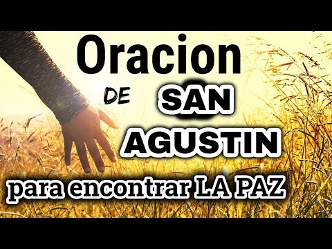 Oración serenidad san agustín