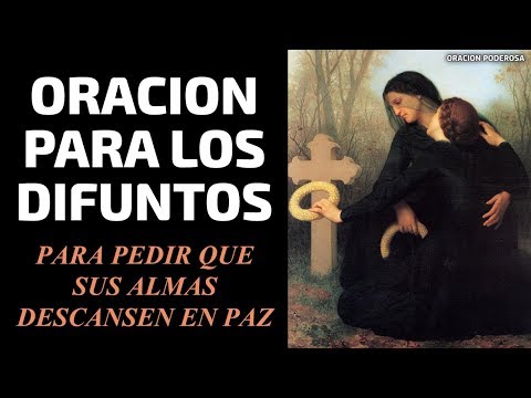 Oraciones de la biblia para difuntos