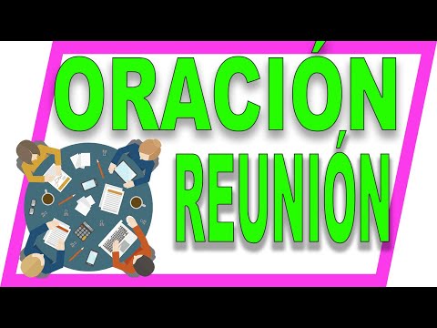 Oraciones para comenzar una reunion religiosa